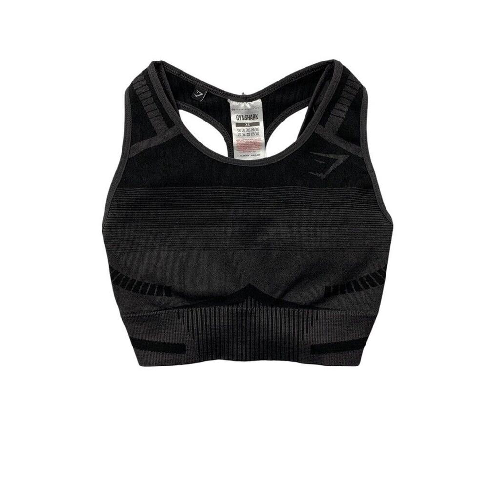 Gymshark Sports Bra Womens XS Extra Small Multi Push Up Double Back Fitted